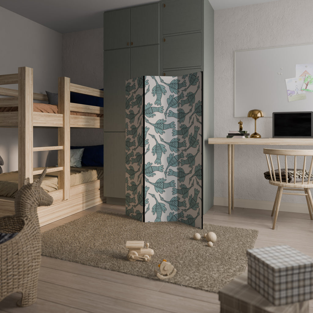 WATERSPOUT SONGIBIRD 3-Panel Room Divider