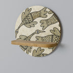 ALMONDINE SONGBIRD Decorative Art Shelf