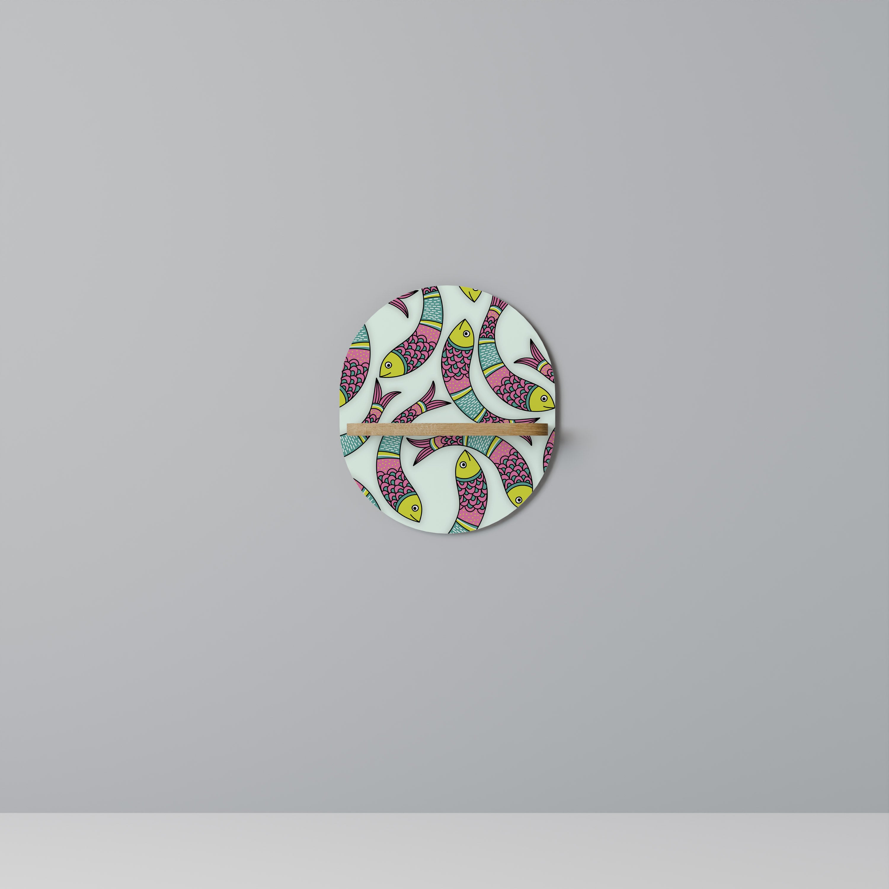 INDIAN FISH Decorative Art Shelf