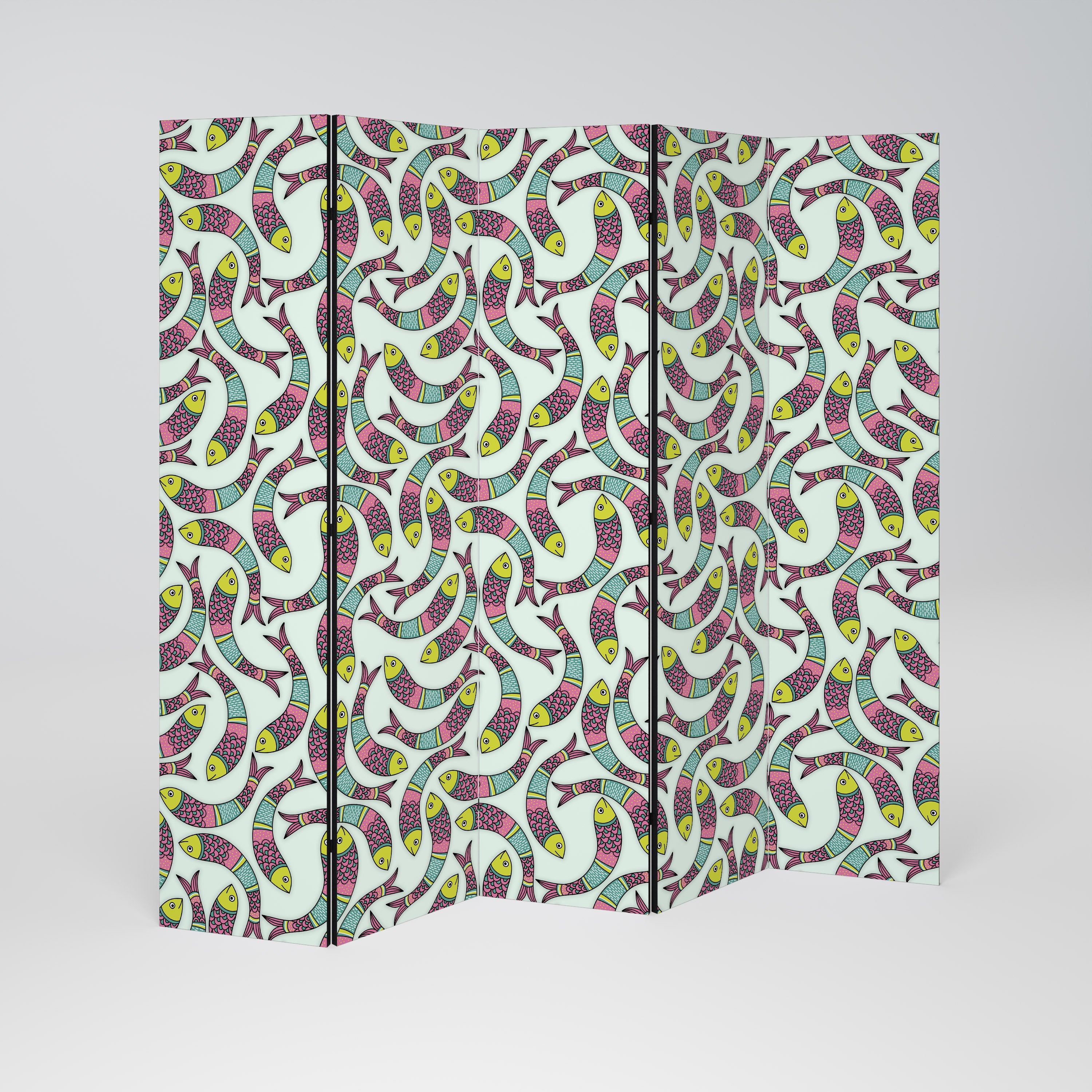 INDIAN FISH Παραβάν με 5 πάνελ