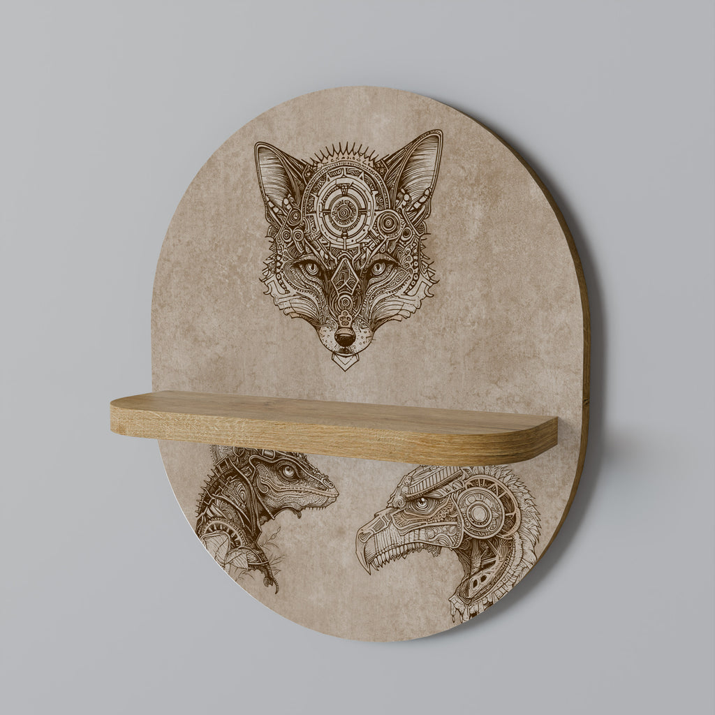 STEAMPUNK TRIO Decorative Art Shelf