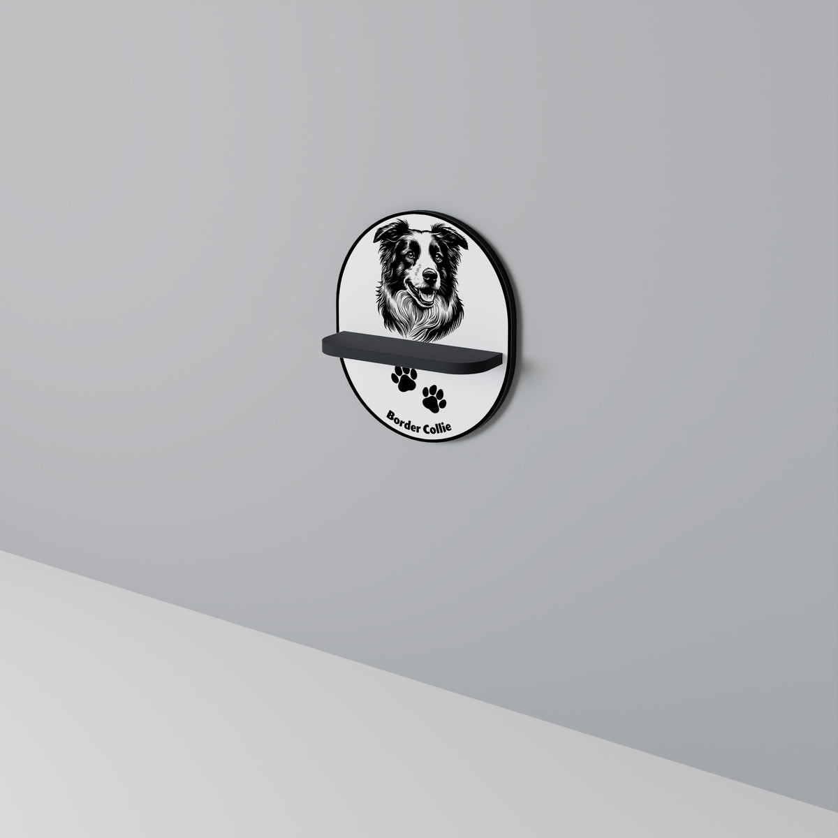 BORDER COLLIE Estante Artístico