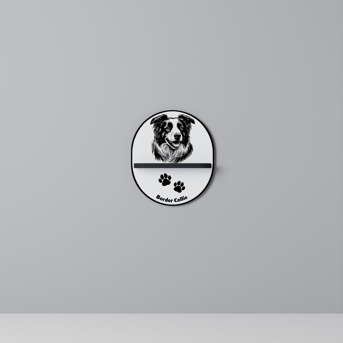 BORDER COLLIE Estante Artístico