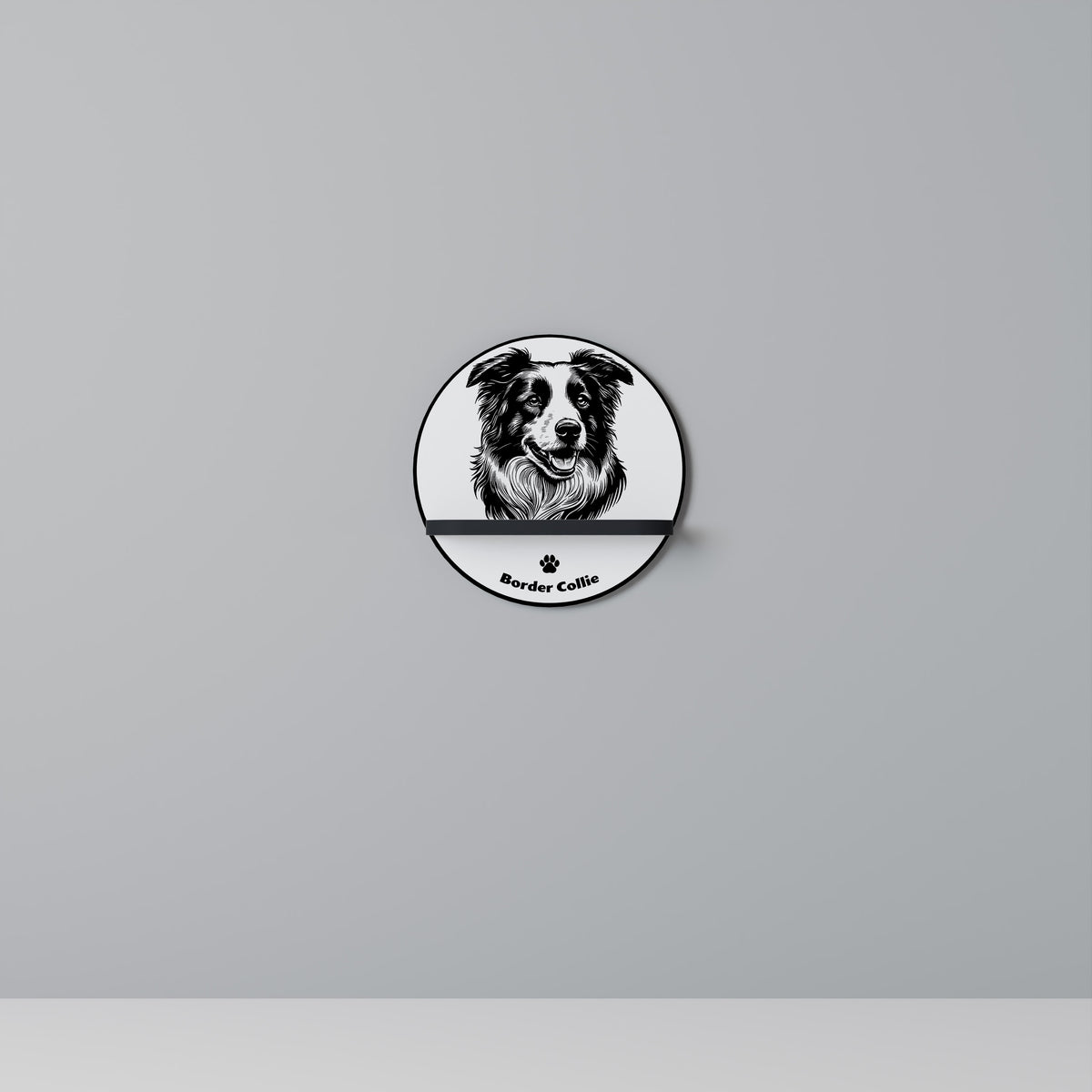 BORDER COLLIE Estante Artístico