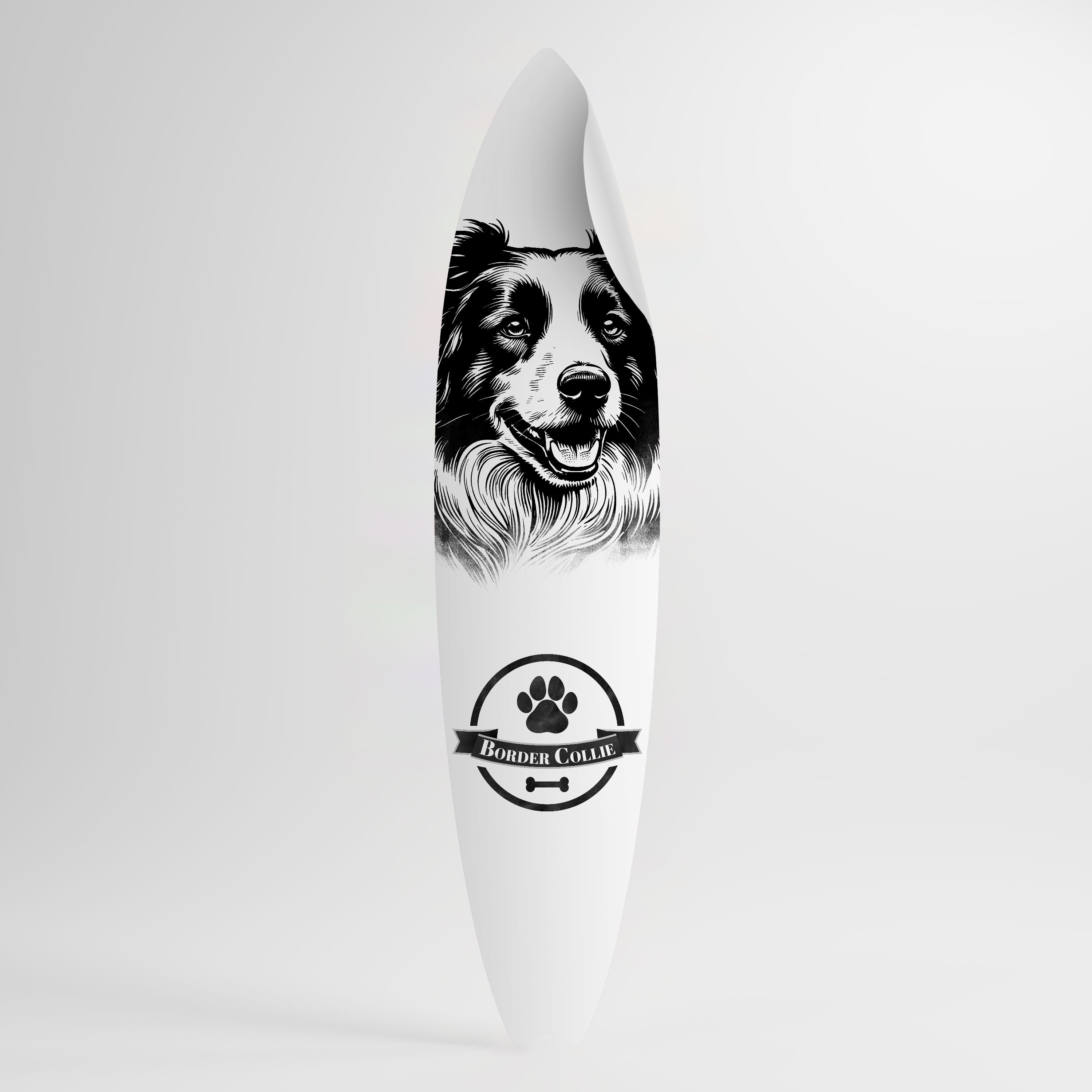 BORDER COLLIE Naklejka - deska surfingowa