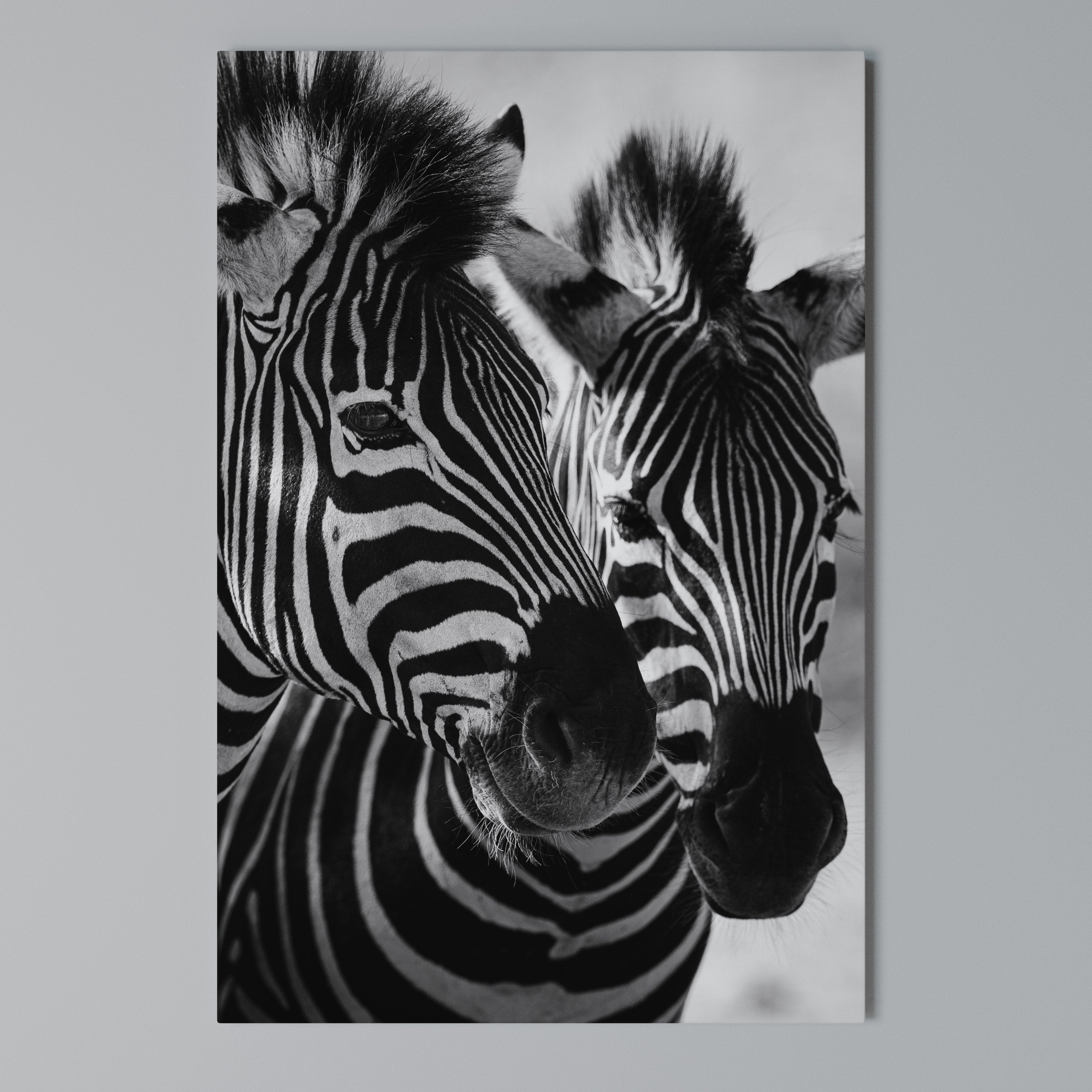 STRIPED SYMPHONY Vertical Canvas Print