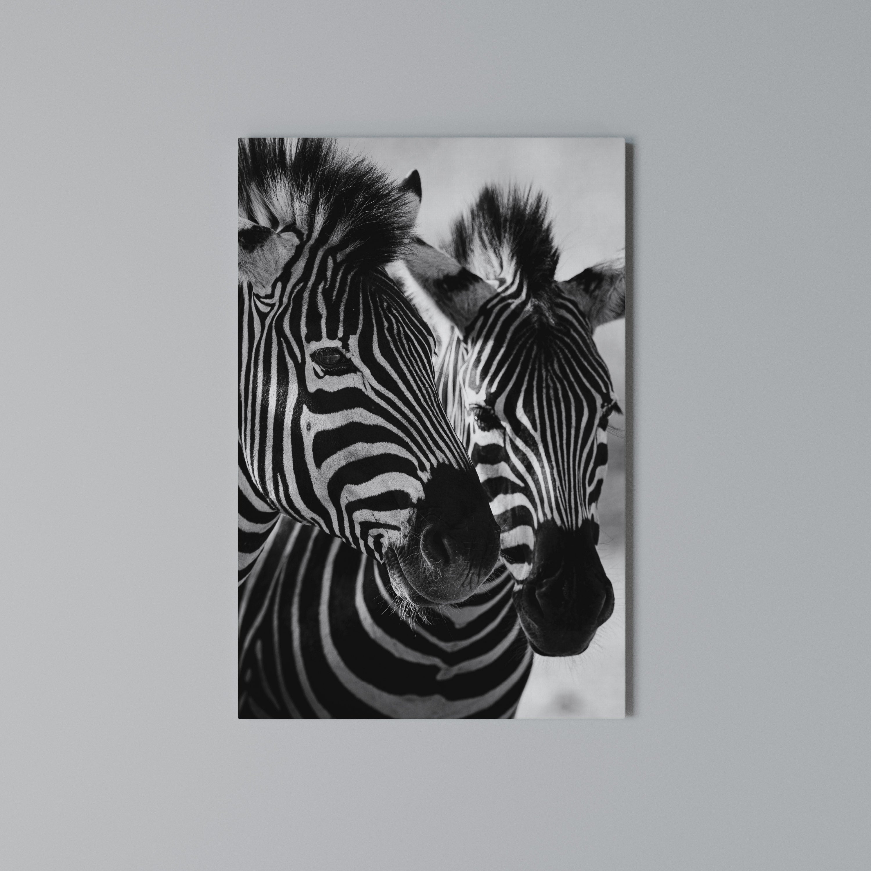 STRIPED SYMPHONY Vertical Canvas Print