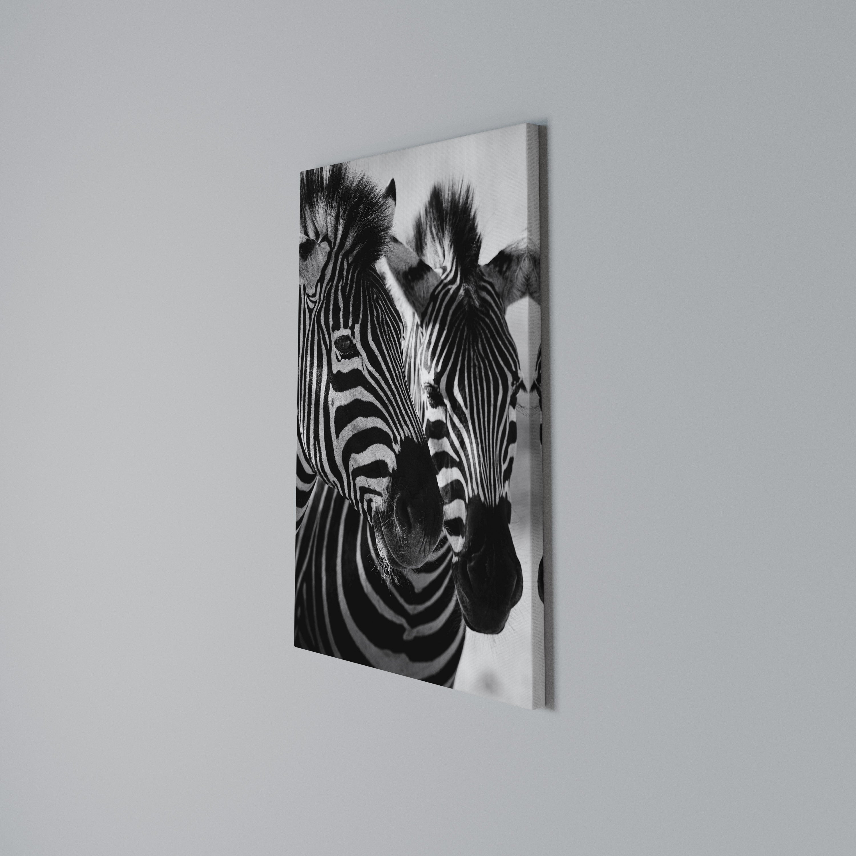 STRIPED SYMPHONY Vertical Canvas Print