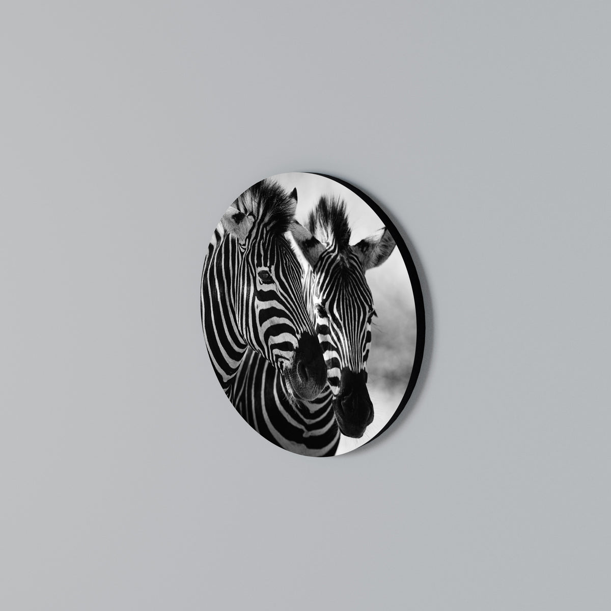 STRIPED SYMPHONY Στρογγυλός πίνακας ζωγραφικής