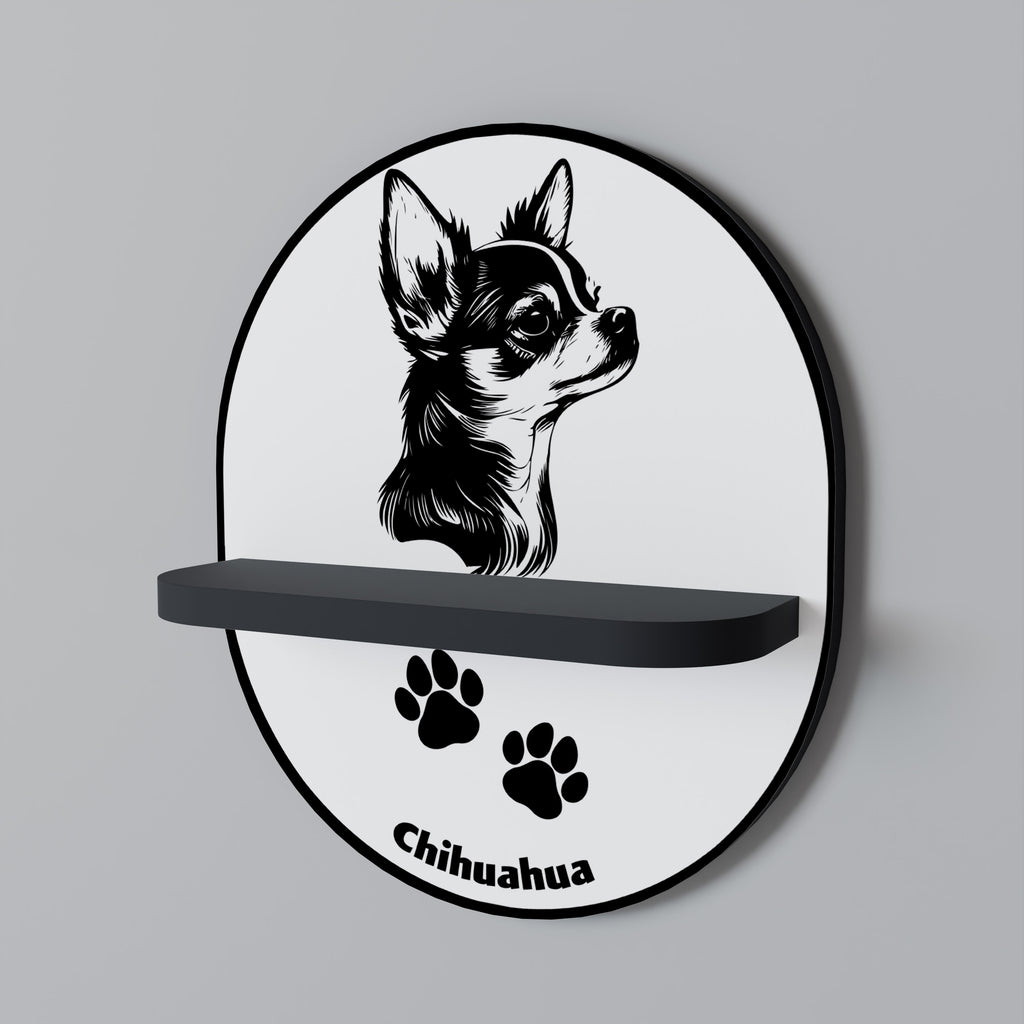 CHIHUAHUA DOG Decorative Art Shelf