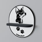 CHIHUAHUA DOG Decorative Art Shelf
