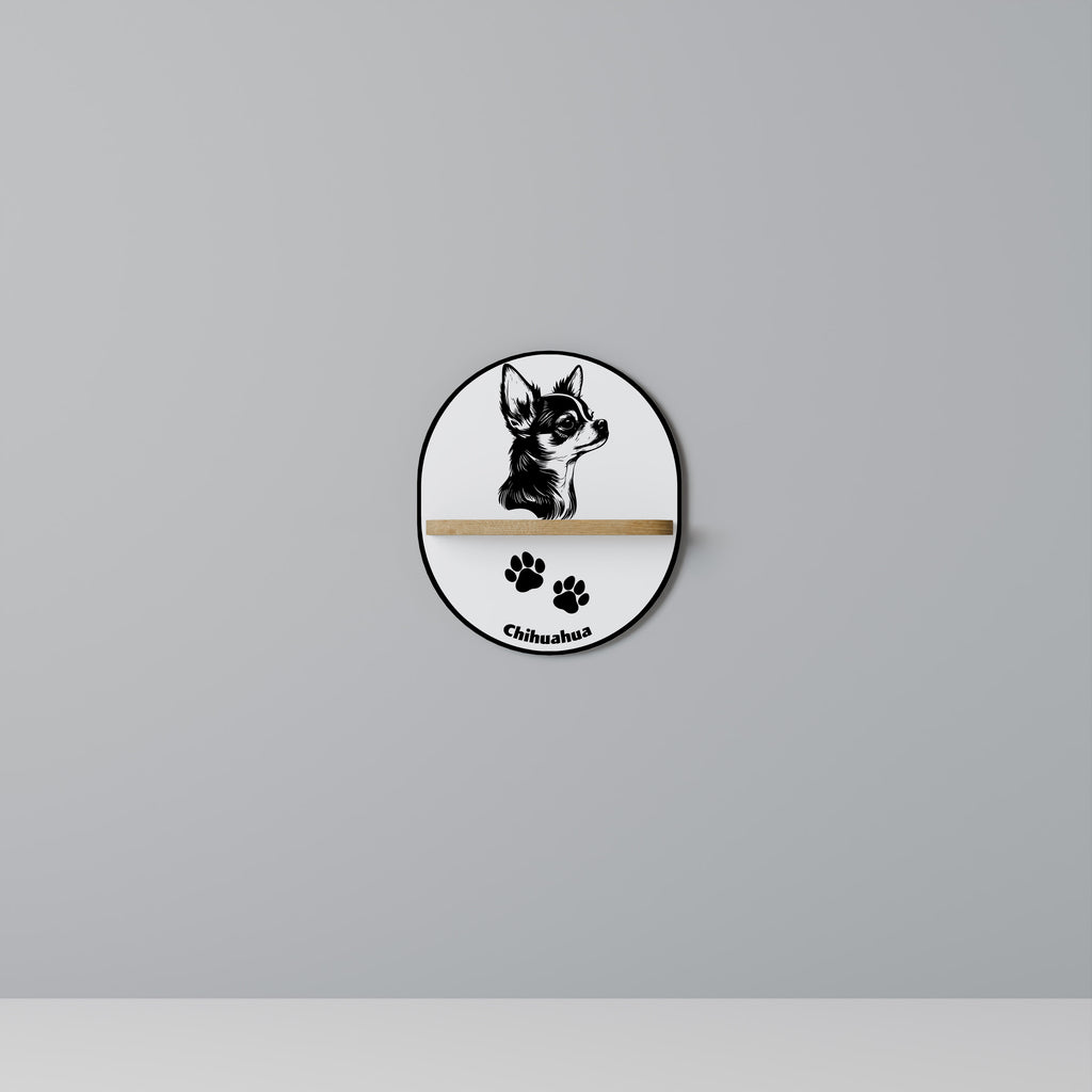 CHIHUAHUA DOG Decorative Art Shelf