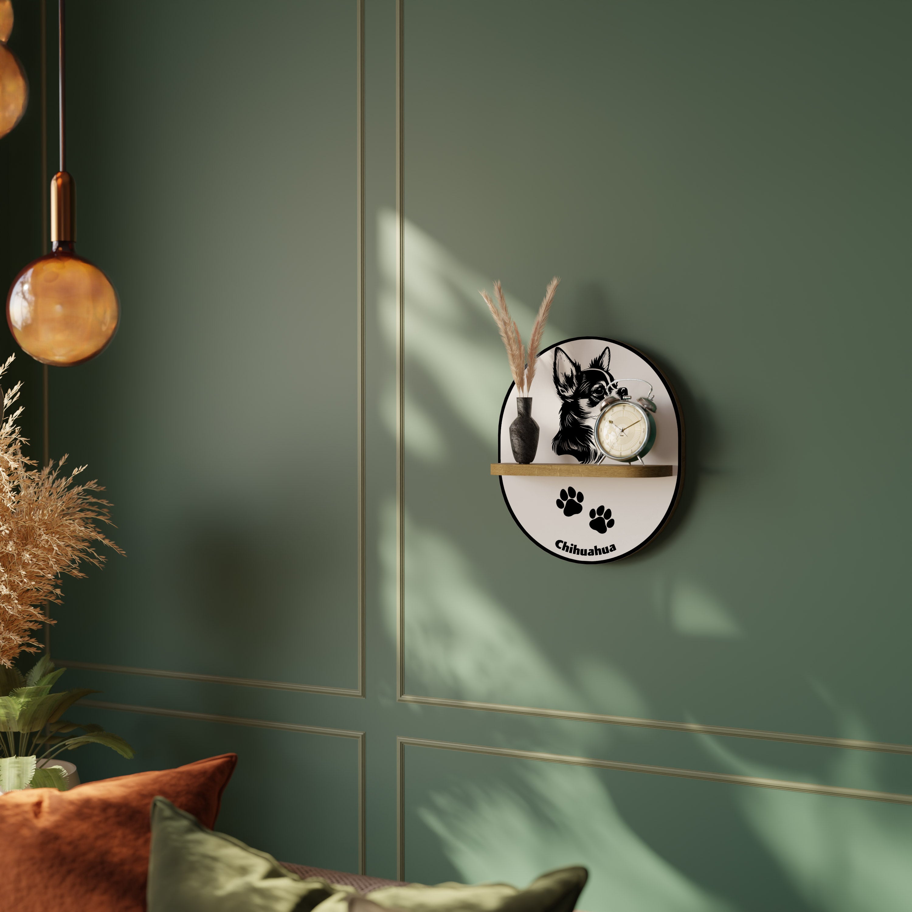 CHIHUAHUA DOG Decorative Art Shelf