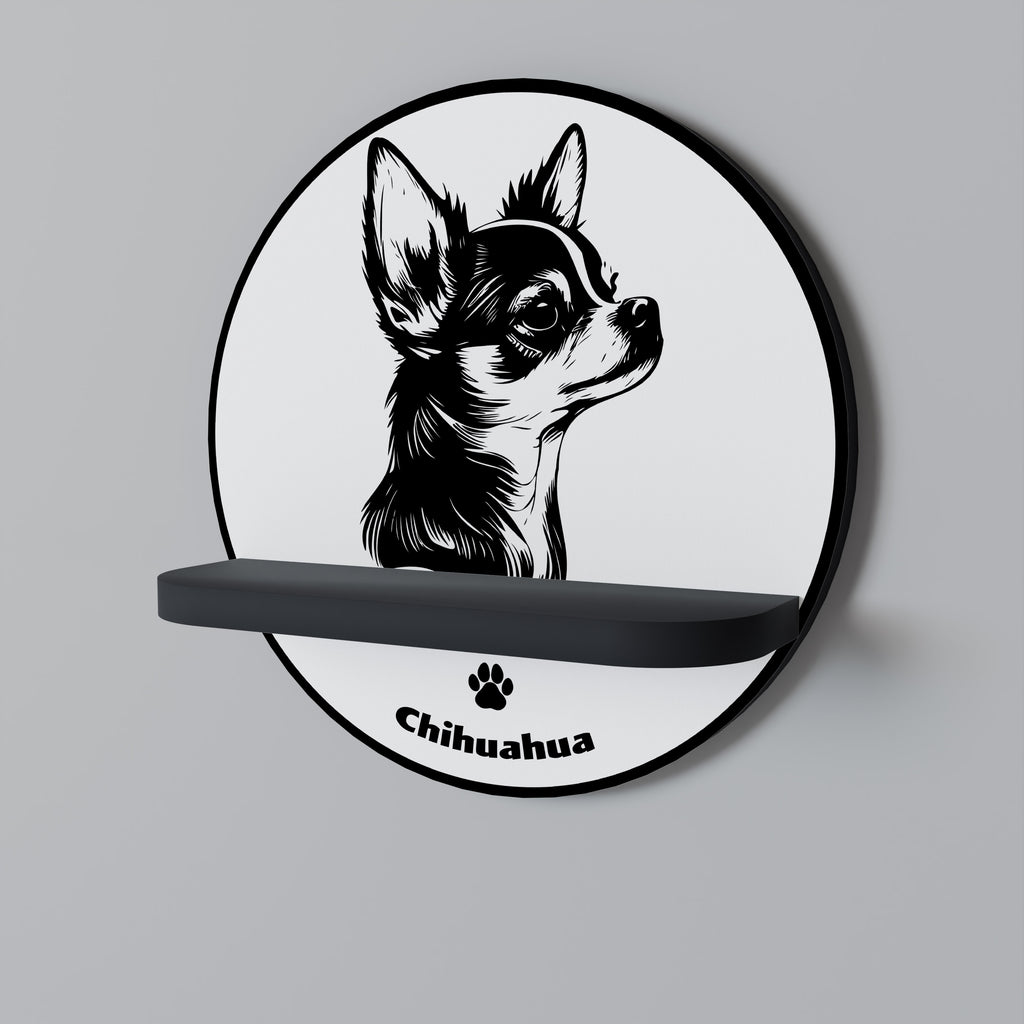 CHIHUAHUA DOG Decorative Art Shelf
