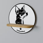 CHIHUAHUA DOG Decorative Art Shelf