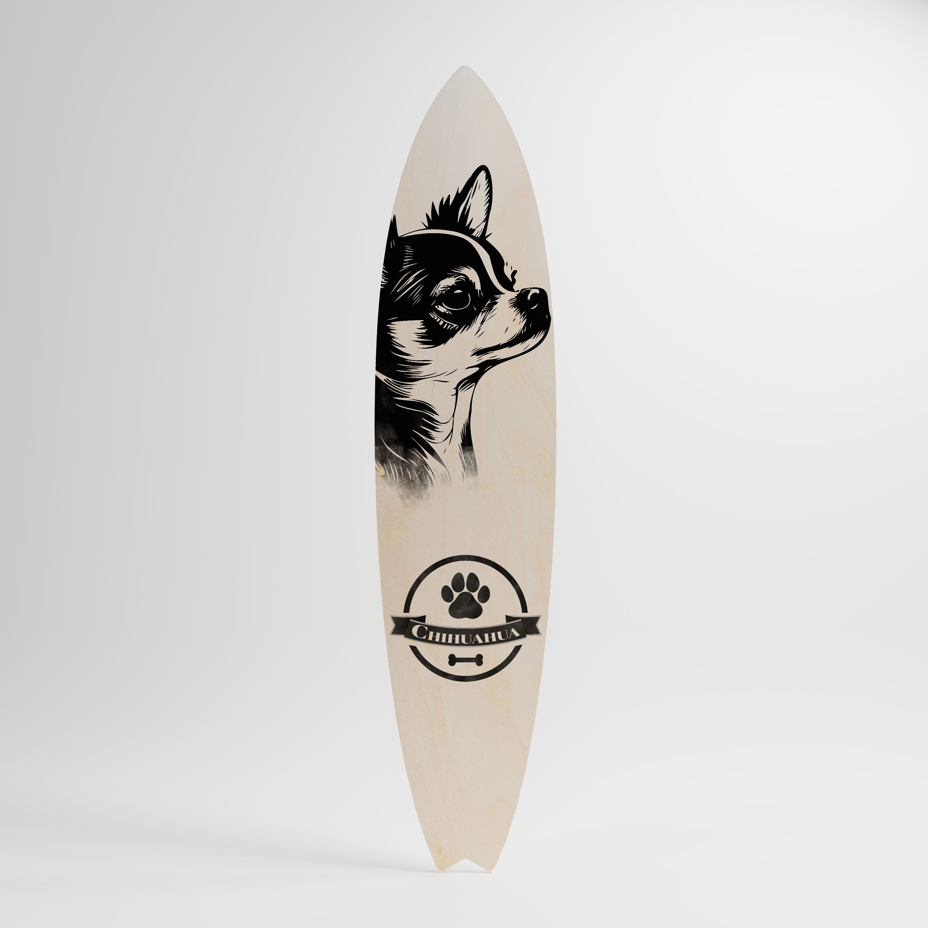 CHIHUAHUA DOG Deko-Surfboard