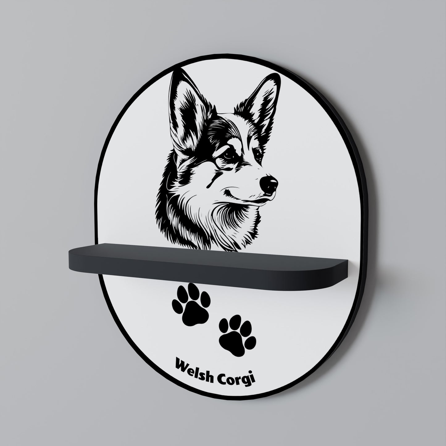 WELSH CORGI PEMBROKE Art Shelf