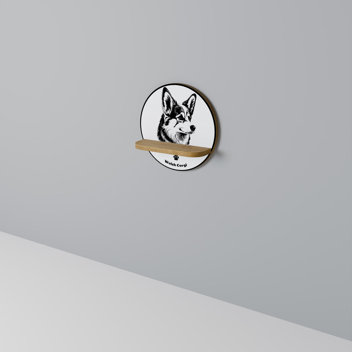 WELSH CORGI PEMBROKE Estante Artístico