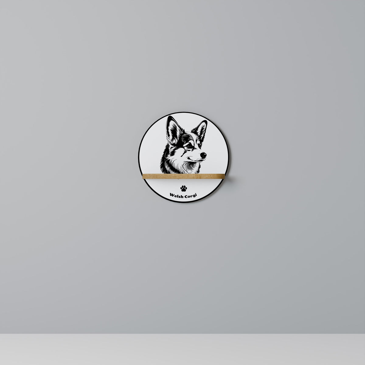 WELSH CORGI PEMBROKE Estante Artístico