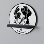 SAINT BERNARD Decorative Art Shelf