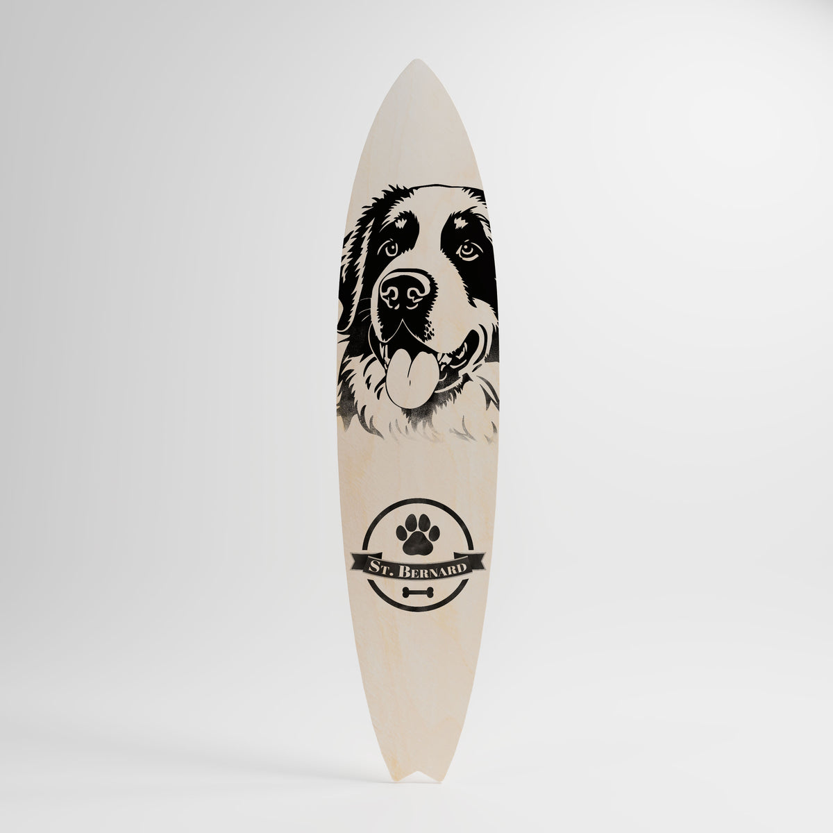SAINT BERNARD Deko-Surfboard