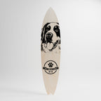 SAINT BERNARD Panel decorativo de tabla de surf