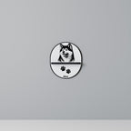 AKITA DOG Decorative Art Shelf