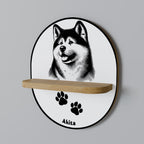 AKITA DOG Decorative Art Shelf