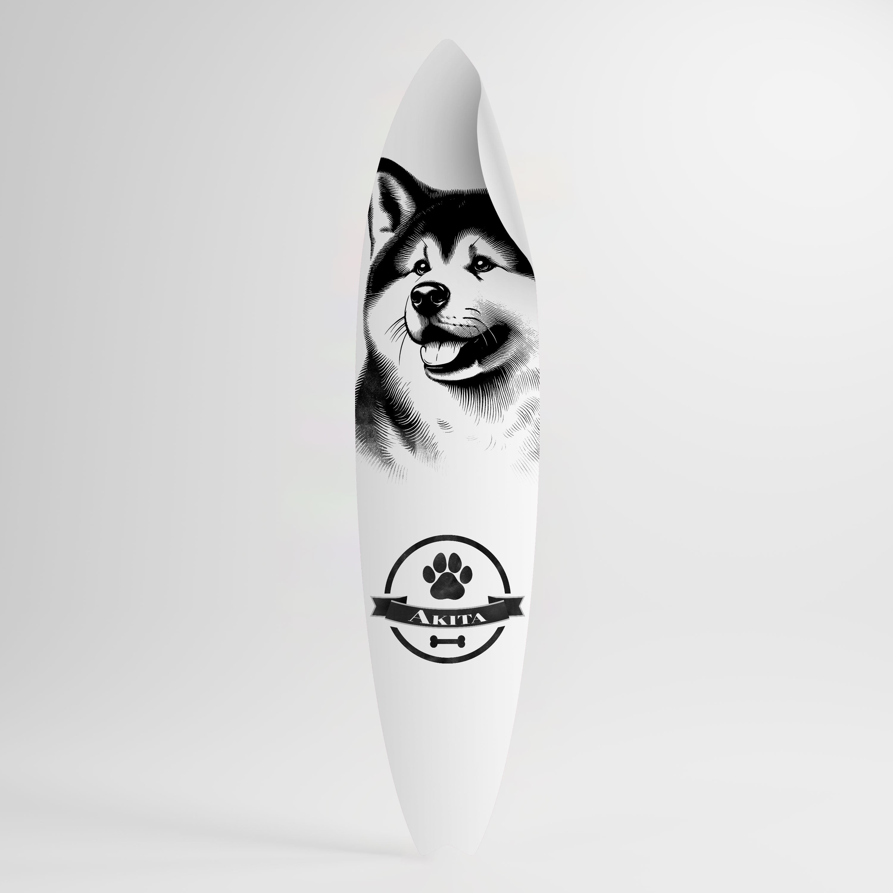 AKITA DOG Naklejka - deska surfingowa