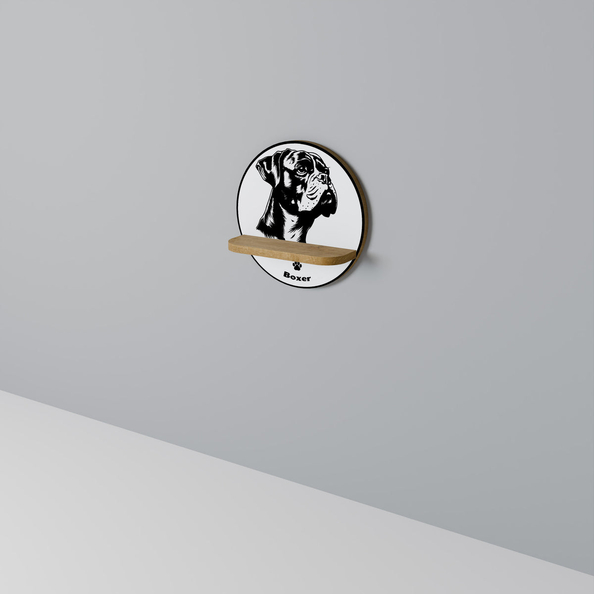 BOXER DOG Estante Artístico