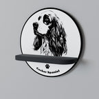 ENGLISH COCKER SPANIEL Decorative Art Shelf