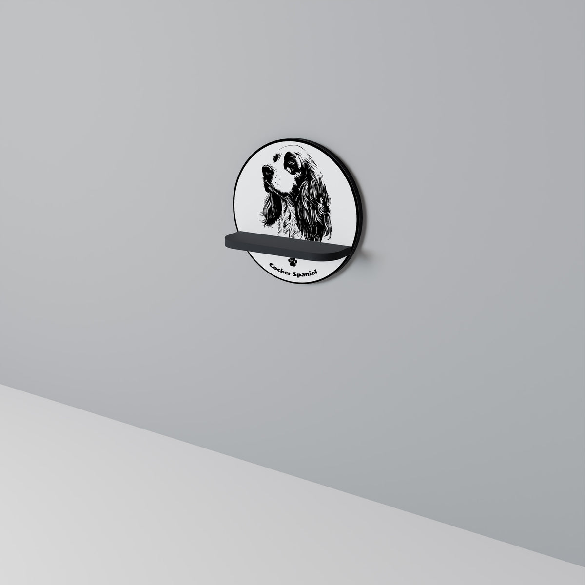 ENGLISH COCKER SPANIEL Estante Artístico