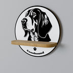 COONHOUND DOG Decorative Art Shelf