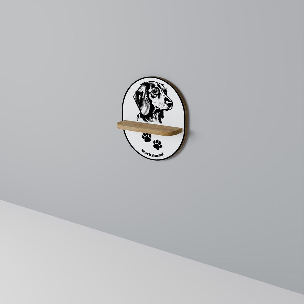 DACHSHUND DOG Decorative Art Shelf