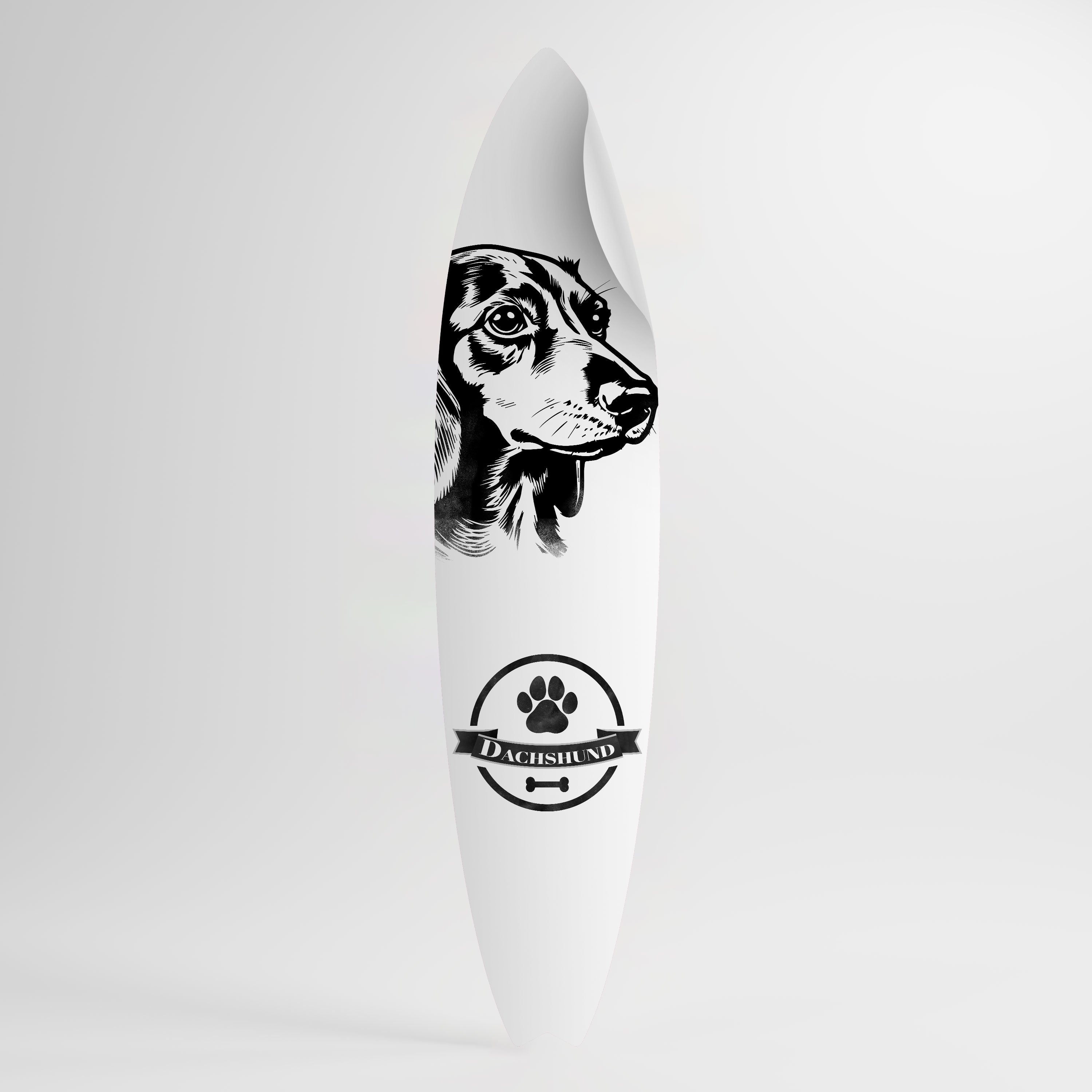 DACHSHUND DOG Surfboard-Wandsticker