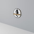 DOBERMAN DOG Decorative Art Shelf