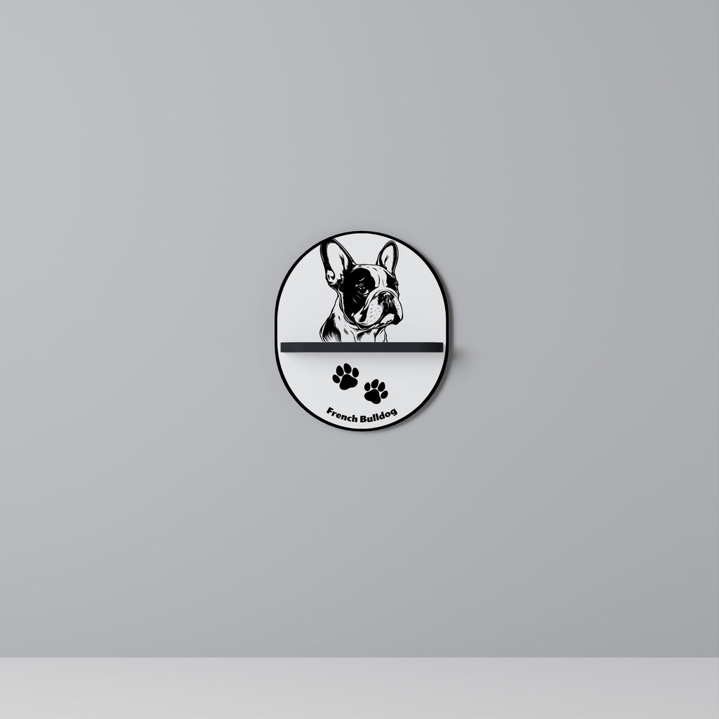 FRENCH BULLDOG Decorative Art Shelf