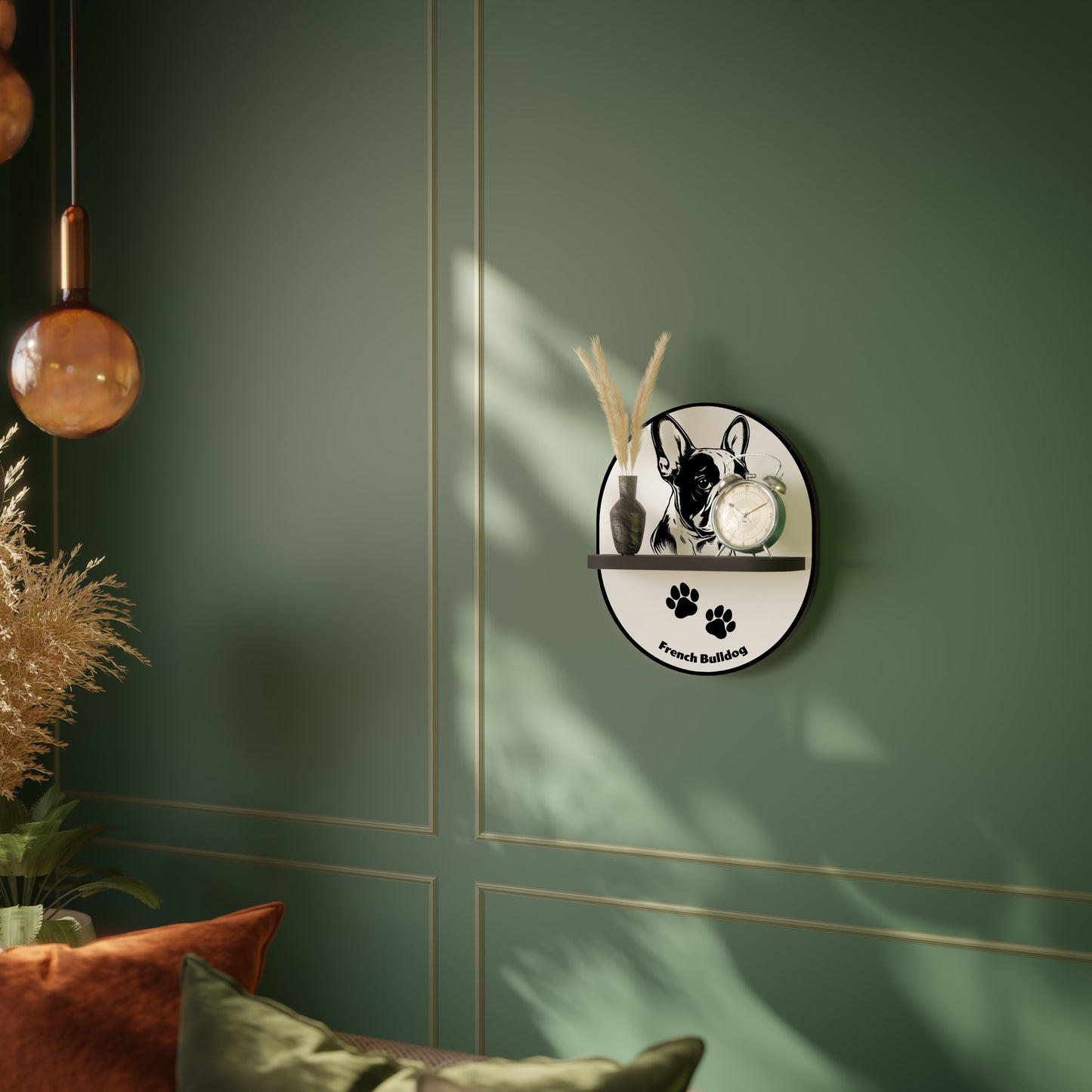 FRENCH BULLDOG Art Shelf