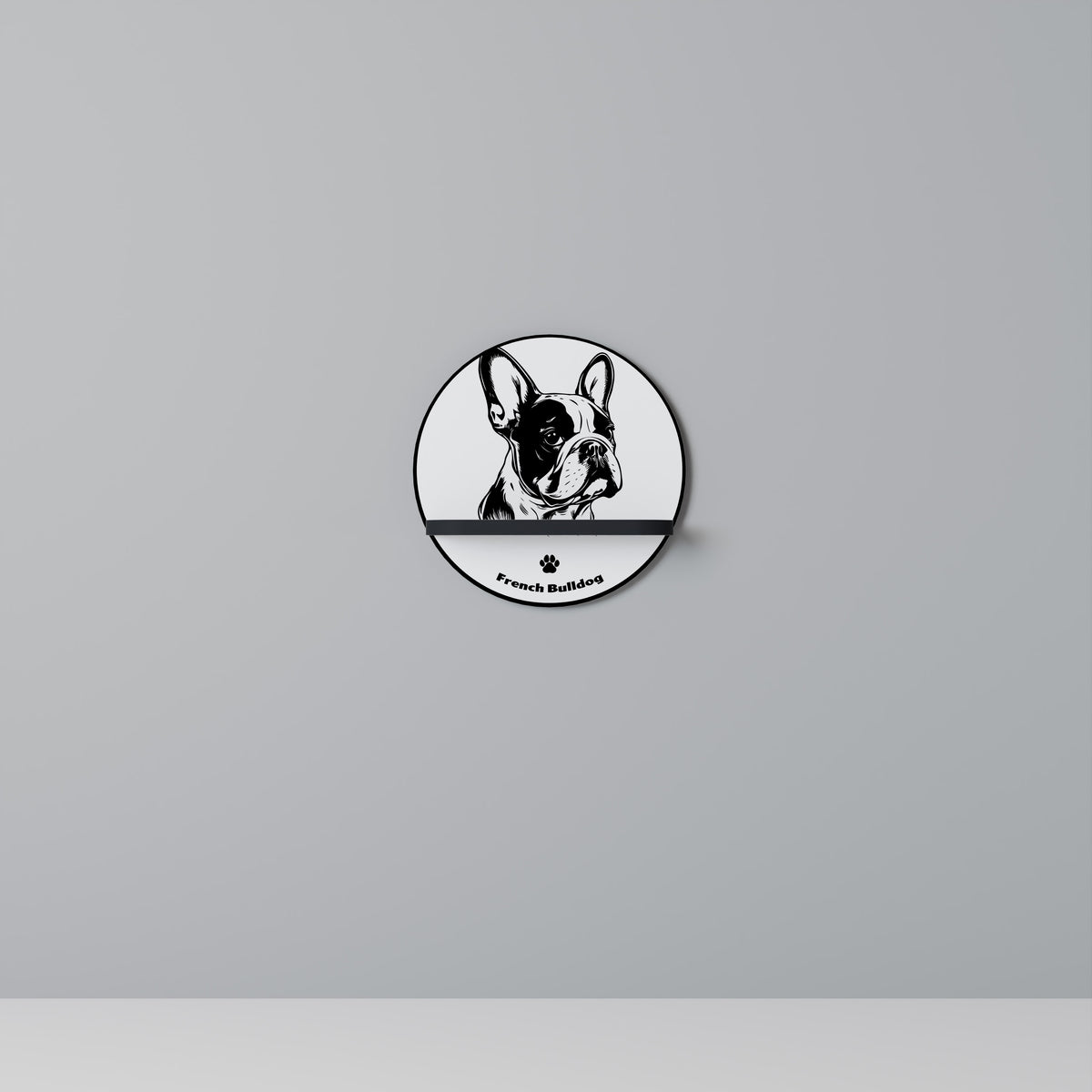 FRENCH BULLDOG Estante Artístico