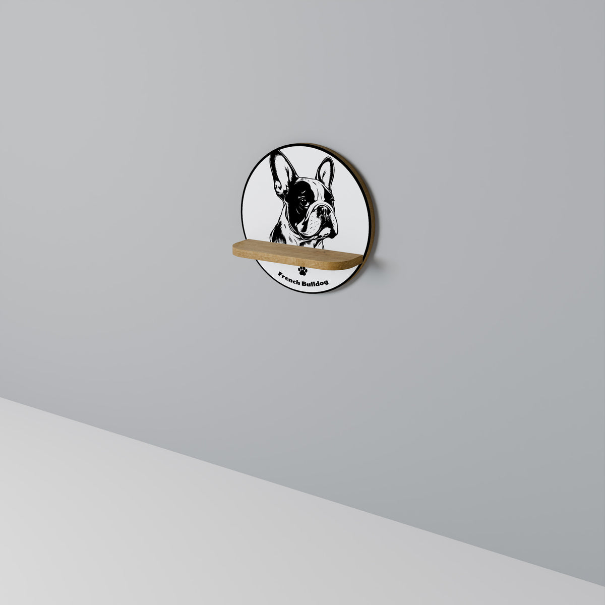 FRENCH BULLDOG Estante Artístico