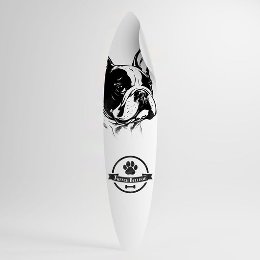 FRENCH BULLDOG Adesivo tavola da surf