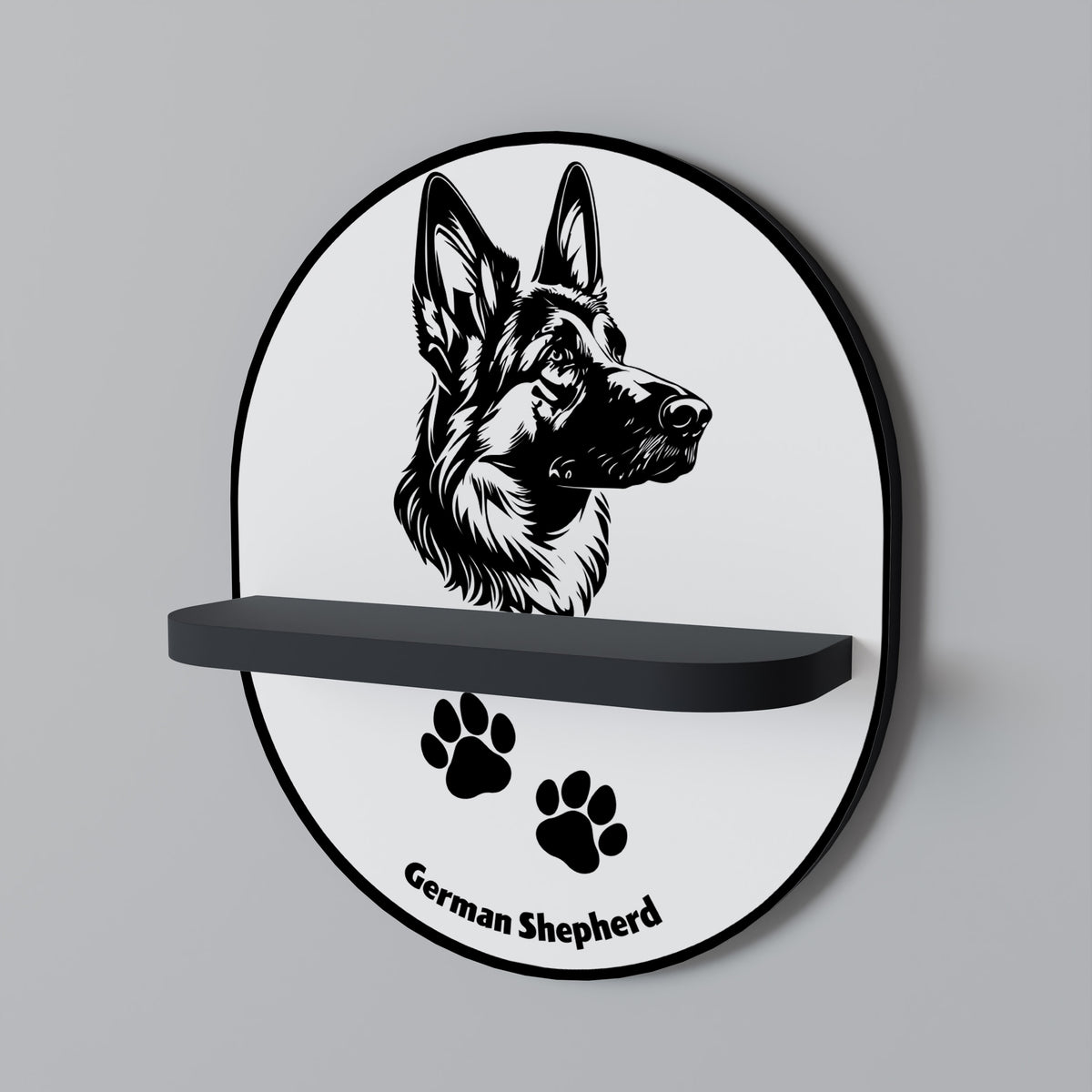 GERMAN SHEPARD Art Shelf