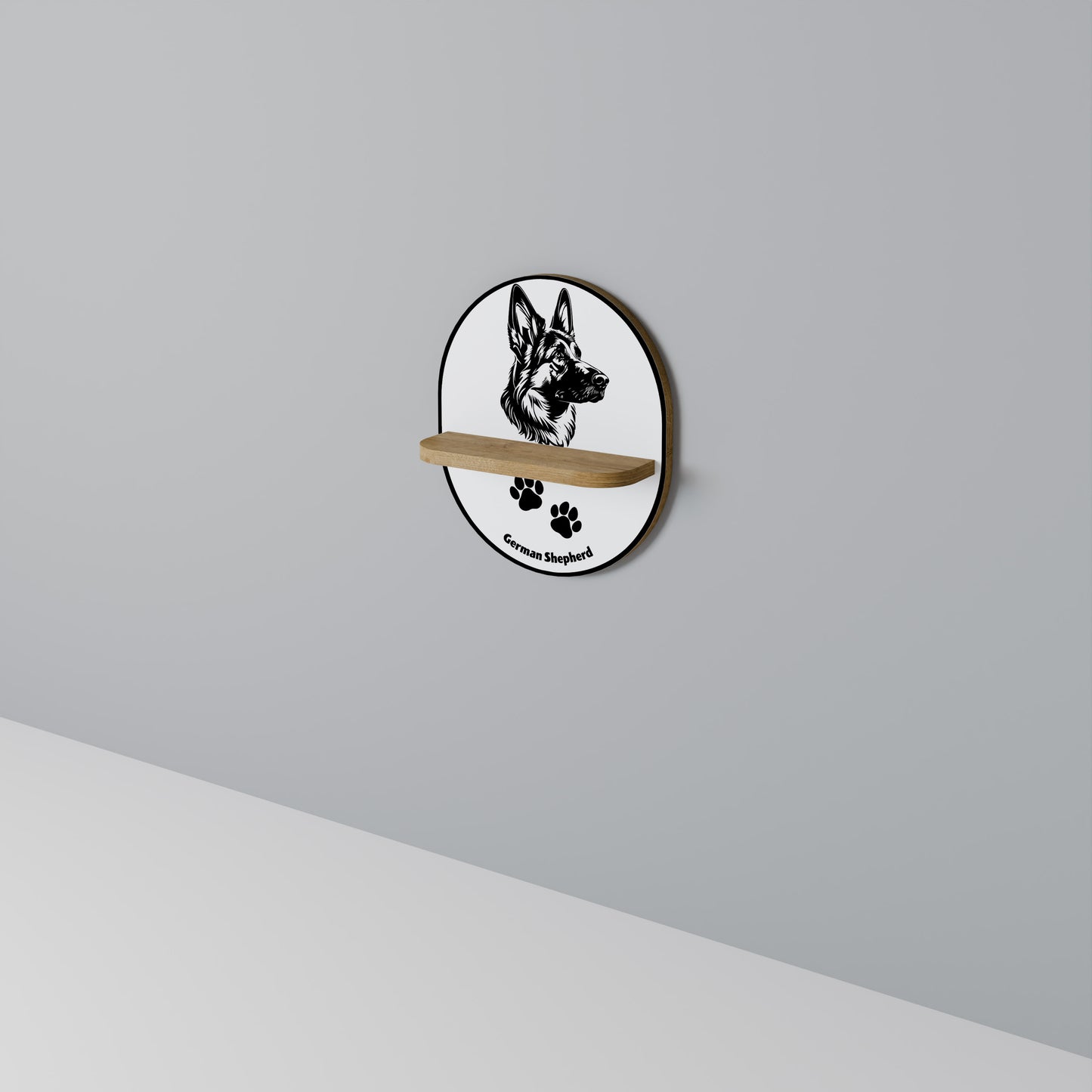 GERMAN SHEPARD Art Shelf