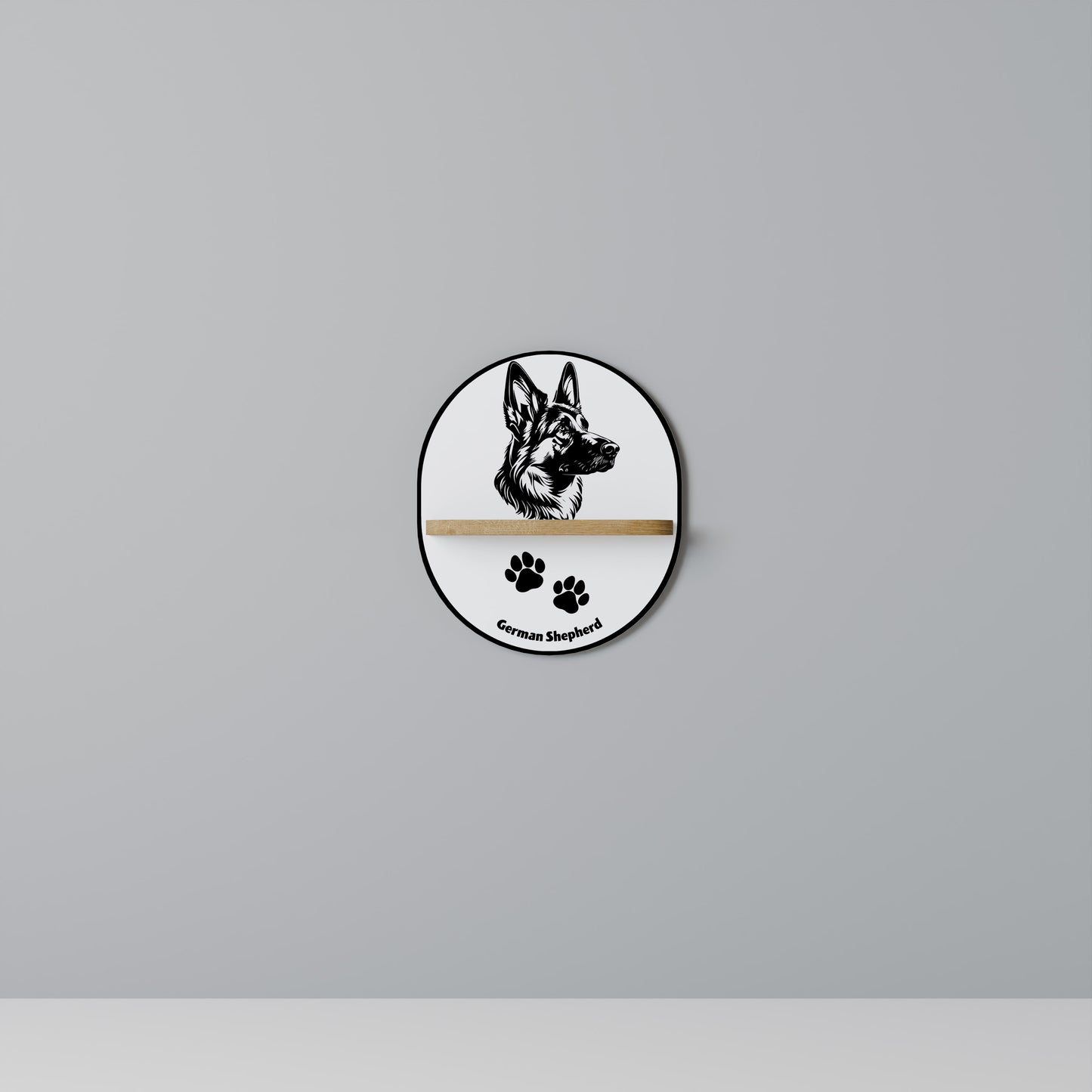 GERMAN SHEPARD Art Shelf
