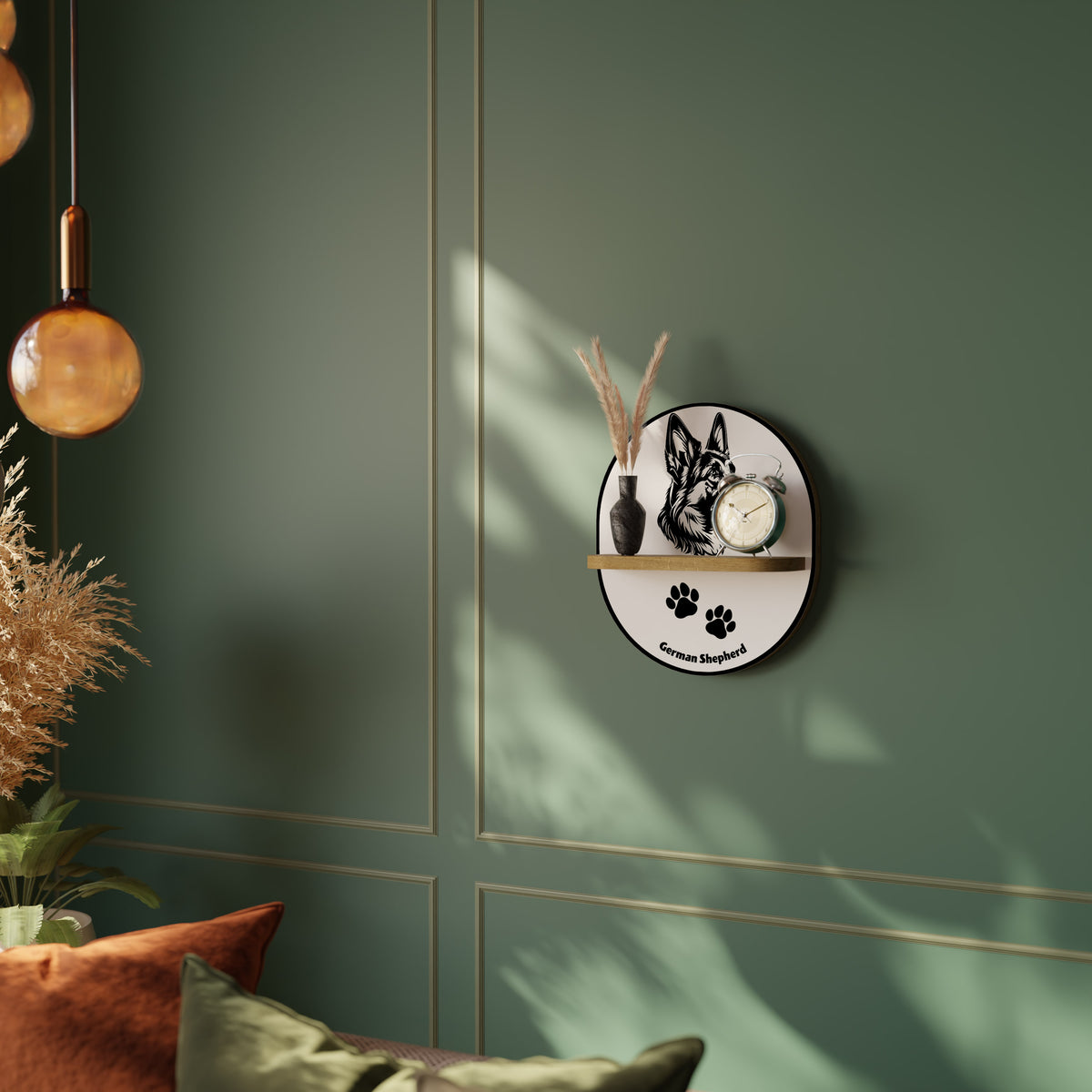 GERMAN SHEPARD Art Shelf