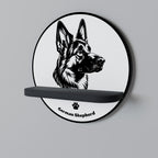 GERMAN SHEPARD Decorative Art Shelf