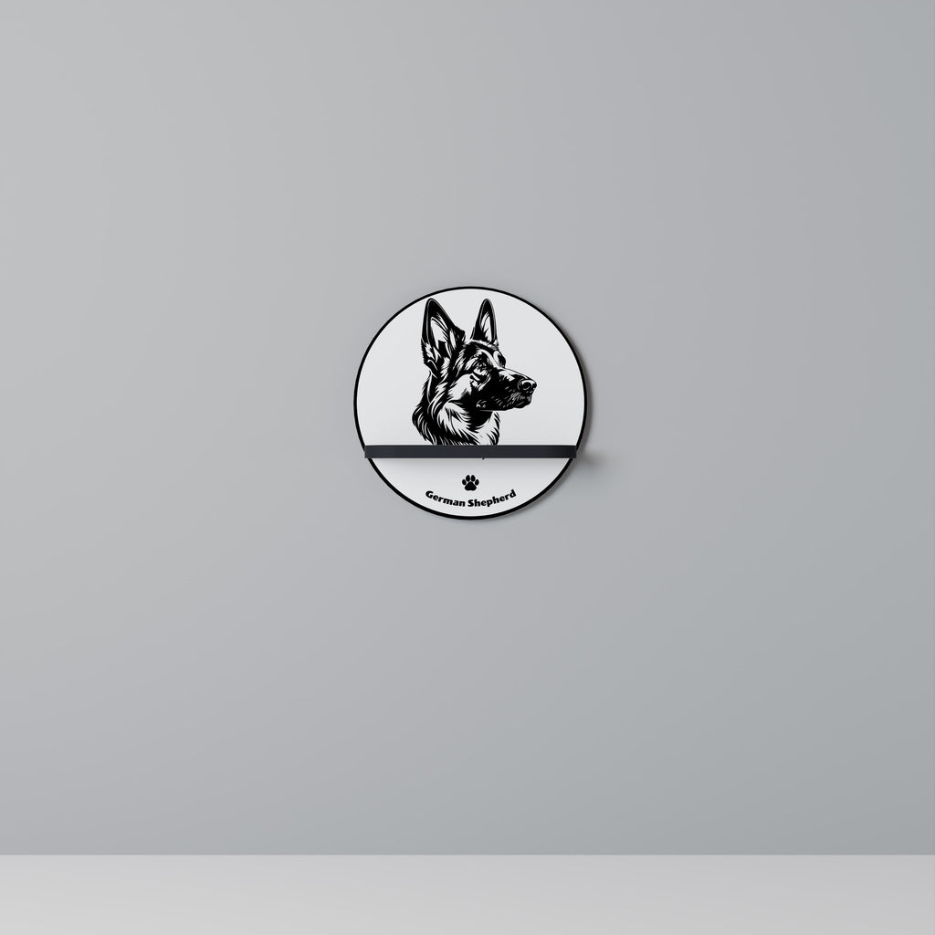 GERMAN SHEPARD Decorative Art Shelf