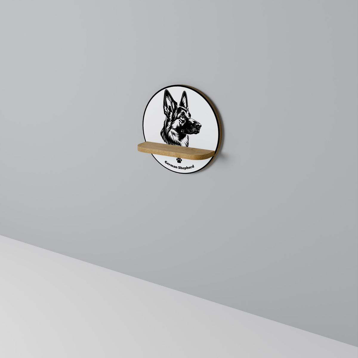 GERMAN SHEPARD Estante Artístico