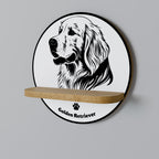GOLDEN RETRIEVER Decorative Art Shelf