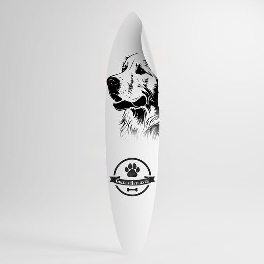 GOLDEN RETRIEVER Adesivo tavola da surf